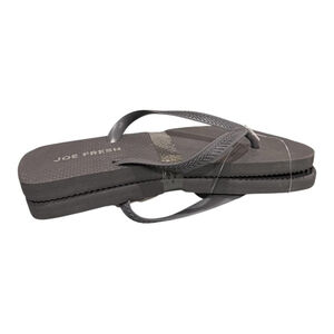 Joe Fresh Flip Flop Sandals mens Size 9 Gray Shoes Summer Casual Lightweight